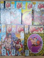 9 tebeos de GRONAN, nos 2,3,6,7,8, 9,10,11,12 de SERGIO ARAGONES muy buen estado