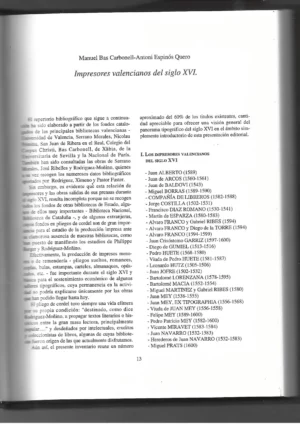 BIBLIOFILIA ANTIGUA estudios bibliograficos I y II, dirigida Manuel Bas Carbonell