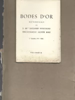 bodes d`or matrimonials de J.Mª BAYARRI HURTADO ENCARNACIO LLUCH MAS