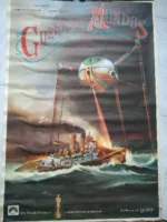 cartel pelicula LA GUERRA DE LOS MUNDOS, 1979 director BYRON HASKIN 100x 70 cm