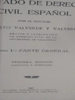 TRATADO DE DERECHO CIVIL ESPAÑOL tomos 1,3,4 y 5