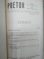PRETOR REVISTA tecnica de derecho de ARQUITECTURA Y URBANISMO AÑO 1969 COMPLETO