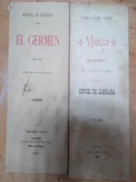 2 novelas ZARRAGA: el germen 1910, ZARRAGA: muñeca , SOCIEDAD DE AUTORES ESPAÑOLES