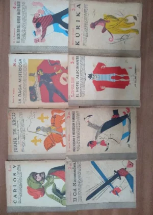 8 novelas NOVELAS Y CUENTOS , COSSIO, SCHILLER, STEVENSON, KURIKA