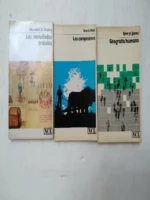3 libros labor: LAS SOCIEDADES TRIBALES, LOS CAMPESINOS, GEOGRAFIA HUMANA