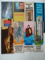 8 libros en catalan: ANGEL BLAU, EL SEGON PARADIS, ELS ARGONAUTES, ENIGMA DEL MEDALLÓ,