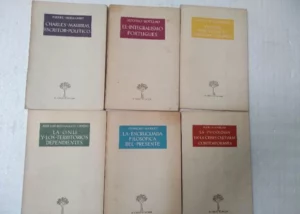 6 libros ed Ateneo :MAURRAS ESCRITOR POLITICO, EL INTEGRALISMO PORTUGUES, AUSTRIA SIMBOLO DE LA TRAGEDIA EUROPEA, LA ONU Y LOS TERRITORIOS DEPENDIENTES, LA ENCRUCIJADA FILOSOFICA DEL PRESENTE, LA PSICOLOGIA EN LA CRISIS CULTURAL CONTEMPORANEA