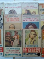 12 novela ROSA años 30 CONCHA ESPINA, CONCORDIA MERREL, COURTHS MAHLER, P.TAVERA