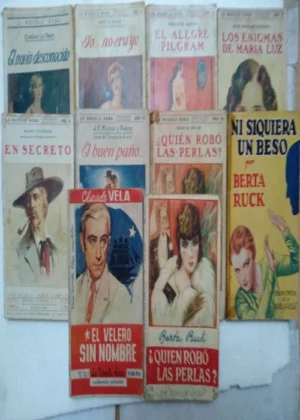10 novela ROSA años 30 MUÑOZ Y PABON, BERTA BUCK y otros ...,