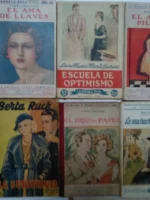 6 novelas LA NOVELA ROSA, GRENVILE, BERTA BUCK, TIRSO MEDINA años 30 buen estado general