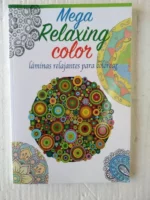 MEGA RELAXING COLOR , laminas relajantes para colorear, buen estado