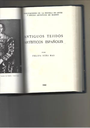 6 folletos de oficios TARACENA, ceramica antigua española, ESTEVE, grabado en madera, BAROJA, el arte del encaje, NIÑO MAS, antiguos tejidos artisticos españoles, LOPEZ la encuadernación en España, IÑIGUEZ la carpinteria