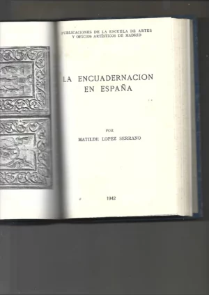 6 folletos de oficios TARACENA, ceramica antigua española, ESTEVE, grabado en madera, BAROJA, el arte del encaje, NIÑO MAS, antiguos tejidos artisticos españoles, LOPEZ la encuadernación en España, IÑIGUEZ la carpinteria