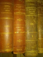 ANUARIO DERECHO CIVIL TOMO X, 1957, fasciculos 1 a 4 , ALCUBILLA DICCIONARIO ADMINISTRACION ESPAÑOLA 1878 , buen estado ALCUBILLA BOLETIN JURIDICO ADMINISTRATIVO ANUARIO 1896 , buen estado ALCUBILLA DICCIONARIO ADMINISTRACION ESPAÑOLA 1879,
