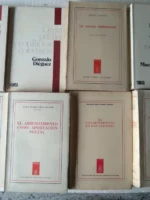8 libros derecho, EL DERECHO EN LA EXISTENCIA HUMANA, ORDEN PUBLICO Y CONFLICTOS COLECTIVOS, LOS TRATADOS INTERNACIONALES, EL MOTIVO 1º DEL ARTICULO 1692, EL ARRENDAMIENTO RUSTICO EN LA TRANSMISION , EL ARRENDAMIENTO COMO APORTACION SOCIAL , EL CONSENTIMI