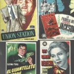 lote cinema COY Murcia 1954, UNION STATION ,LA PATRULLA DEL CORONEL JACSON, y 6 más