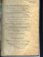 LAS VELADAS DE LA QUINTA O NOVELAS HISTORICAS PARA QUE LAS MADRES DE FAMILIA PUEDAN INSTRUIR A SUS HIJOS.... TRAD FERNANDO DE GILLEMAN, TOMO 1º