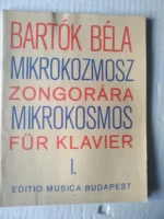 partitura original BARTOK BELA,, MIKROKOZMOSZ ZONGORARA I, Budapest