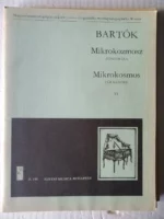 partitura original BARTOK BELA,, MIKROKOZMOSZ ZONGORARA VI, Budapest