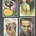 lote 4 carteleras, programas de mano, CINE POMPEYA BENETUSER diferentes años 1945 y 1946