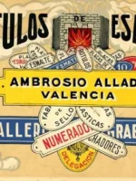 AMBROSIO ALLADO fabrica de sellos de caucho, ROTULOS DE ESMALTE