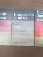 LOTE 3 novelas policiacas septimo circulo, MARCH simiente perversa ,HULL el asesinato de mi tia, CAIN el cartero llama dos veces