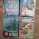 lote 4 novelas CRIME CLUB nº 5, 22, 31, 42 PRATHER, RADFORD, FRANKLIN