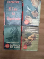 lote 4 novelas CRIME CLUB nº 5, 22, 31, 42 PRATHER, RADFORD, FRANKLIN