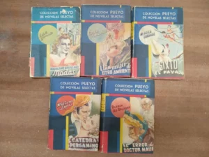 lote 5 novelas Pueyo GARMENETTE, MANTUA, DURANGO, CARMEN LOPEZ, BLANCA SALAZAR