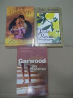 lote 3 novela romantica: JULIE GARWOOD, deseo rebelde, dulce rescate, sin descanso