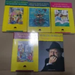 lote 5 libros Espasa Calpe humor GARCIA CASTILLO la piramide invertida ,ALONSO paisajes desde mi bañera, VELLE mi adorable mujercita, MARINA maxim , BORRAJO yo amo la ciudad, buen estado , pesa más de 1000 grs