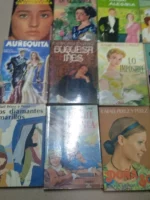 lote 12 libros PEREZ Y PEREZ,el hombre del tajo en la cara, la duquesa, el hada aleria, muñequita, duquesa Ines, lo imposible, el monje loco, los diamantes amarillos, doña Sol, la gloria de amar, buen estado