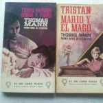 lote 2 libros THOMAS MANN, Tonio Kroger, Tristan Mario y el mago