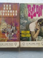 lote 2 libros WILLIAM FAULKNER , los invictos, Pylon, ,