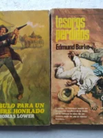 lote 2 libros MOLINO , 5 BURKE tesoros perdidos, 76 LOVER patibulo para un hombre honrado