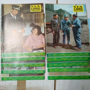 lote 10 revistas VIA LIBRE, 1967- 1968 nº 41 a 50 , buen estado,