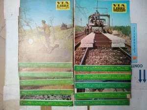 lote 10 revistas VIA LIBRE, 1967 nº 31 a 40 , buen estado