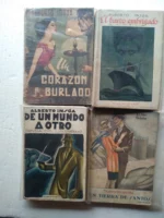 lote 4 libros ALBERTO INSUA , un corazon burlado, el barco embrujado, de un mundo a otro, en tierra de santos,