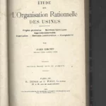etude sur organisation rationnelle des usines , muy buen estado