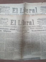 lote 2 periodicos EL LIBERAL mayo 1920