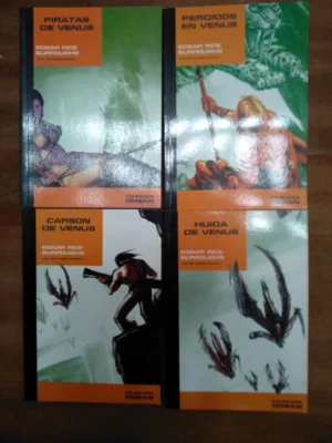 BURROUGHS serie VENUS, PIRATAS DE VENUS, PERDIDOS EN VENUS, CARSON DE VENUS, HUIDA DE VENUS,