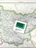mapa provincia BADAJOZ 23x32 cm prox 1910 y al dorso mapa geologico