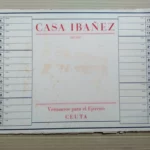 almanaque marzo 1932 CASA IBAÑEZ, CEUTA vestuarios para el ejercito 31x 48 cm