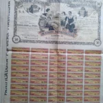 accion PANIFICADORA POPULAR MADRILEÑA 1916,, cupón 1 a 50