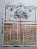 accion PANIFICADORA POPULAR MADRILEÑA 1916,, cupón 1 a 50