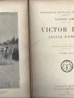 VICTOR HUGO annees d`enfances