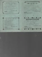 lamina homenatge Lo Rat Penat, fallecimirnto J MONMENEU GOMEZ, 1956 15x21 cm doblado por la mitad