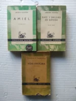 lote MARAÑON, Amiel, raiz y decoro de España, vida e historia, AUSTRAL