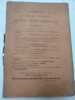 LA REVISTA MODERNA revista iberoamericana 15 febrero 1891, foto indice las hojas sueltas, no tiene lomo CONCEPCION ARENAL, J.ZORRILLA, R.MERCHAN, R.ALTAMIRA, E.CASTELAR