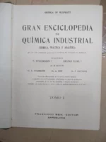 GRAN ENCICLOPEDIA DE QUIMICA INDUSTRIAL teorica practica y analitica 12 tomos +apendice